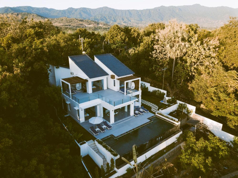 Four ensuite bedrooms with private balconies
